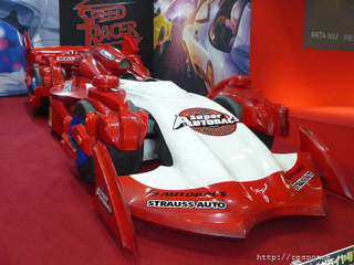 Illustration for article titled ARTA Super GT 300 Speed Racer Is Worthy of Racing the Batmobile